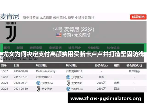 尤文为何决定支付高额费用买断卡卢卢并打造坚固防线